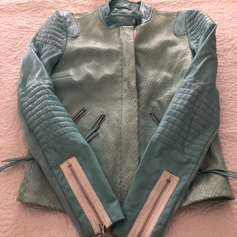 Stunning Rebecca Taylor leather jacket